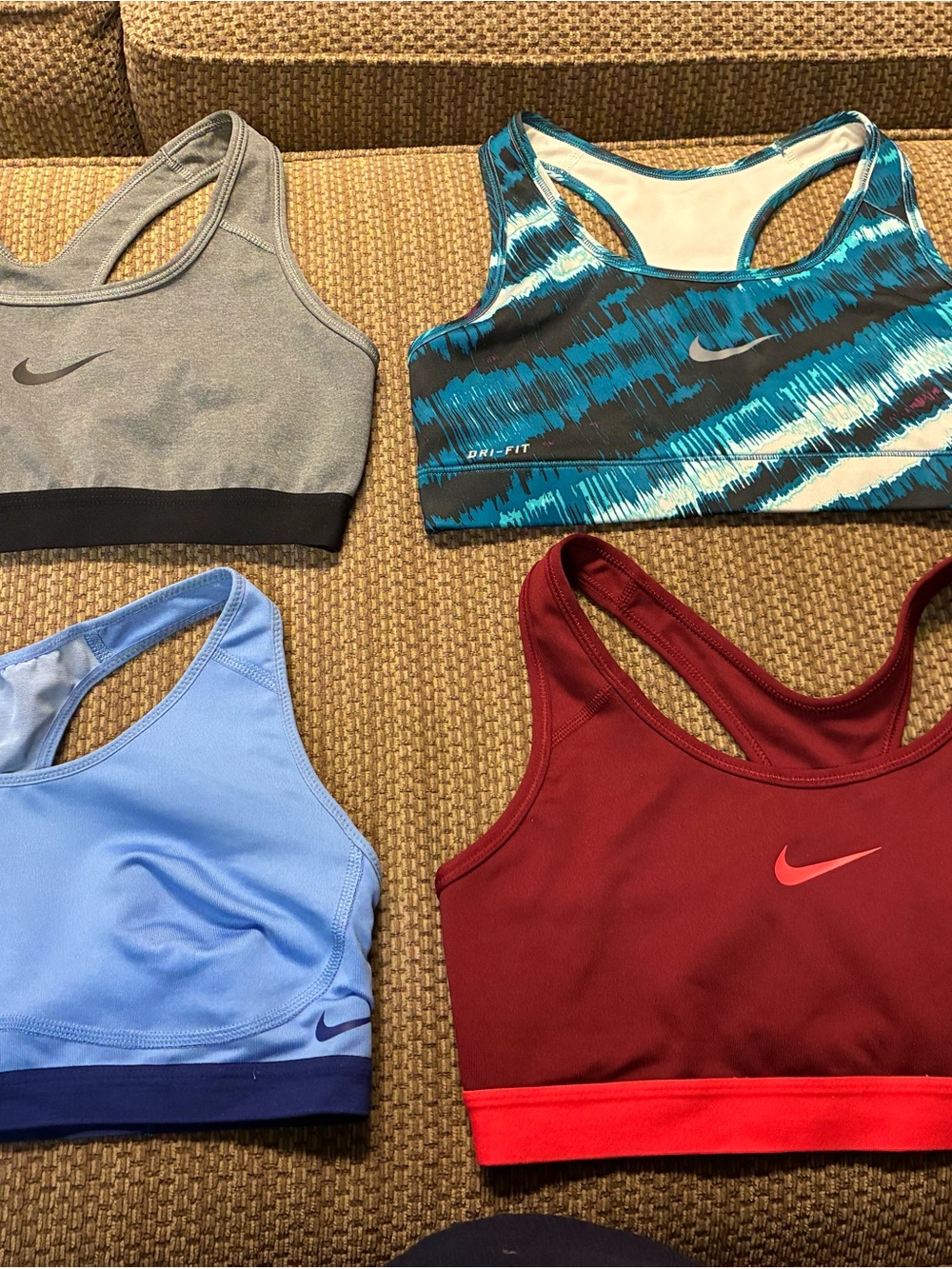 Nike Women's Racerback Sports Bras -Bundle of 4